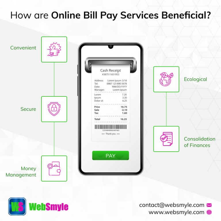 Why Make the Most of Bill Pay Services Online? - Websmyle